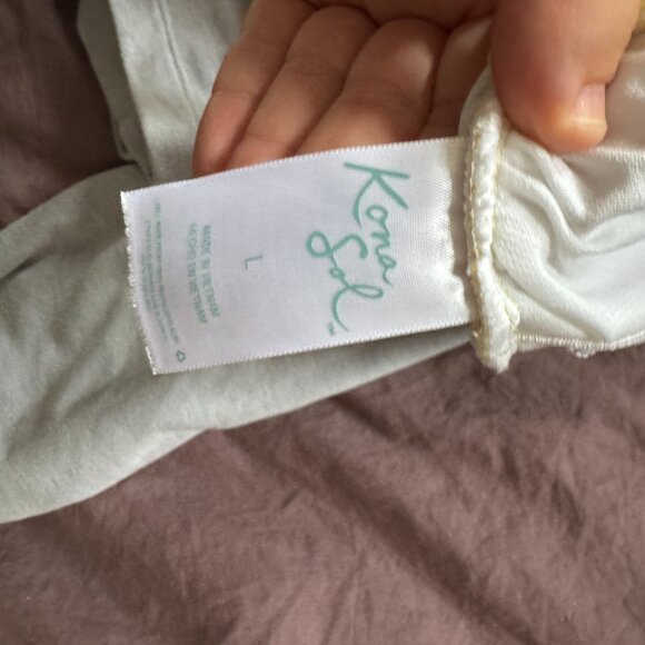 Yellow Striped One Piece Bathing Suit - Picture 4 of 4